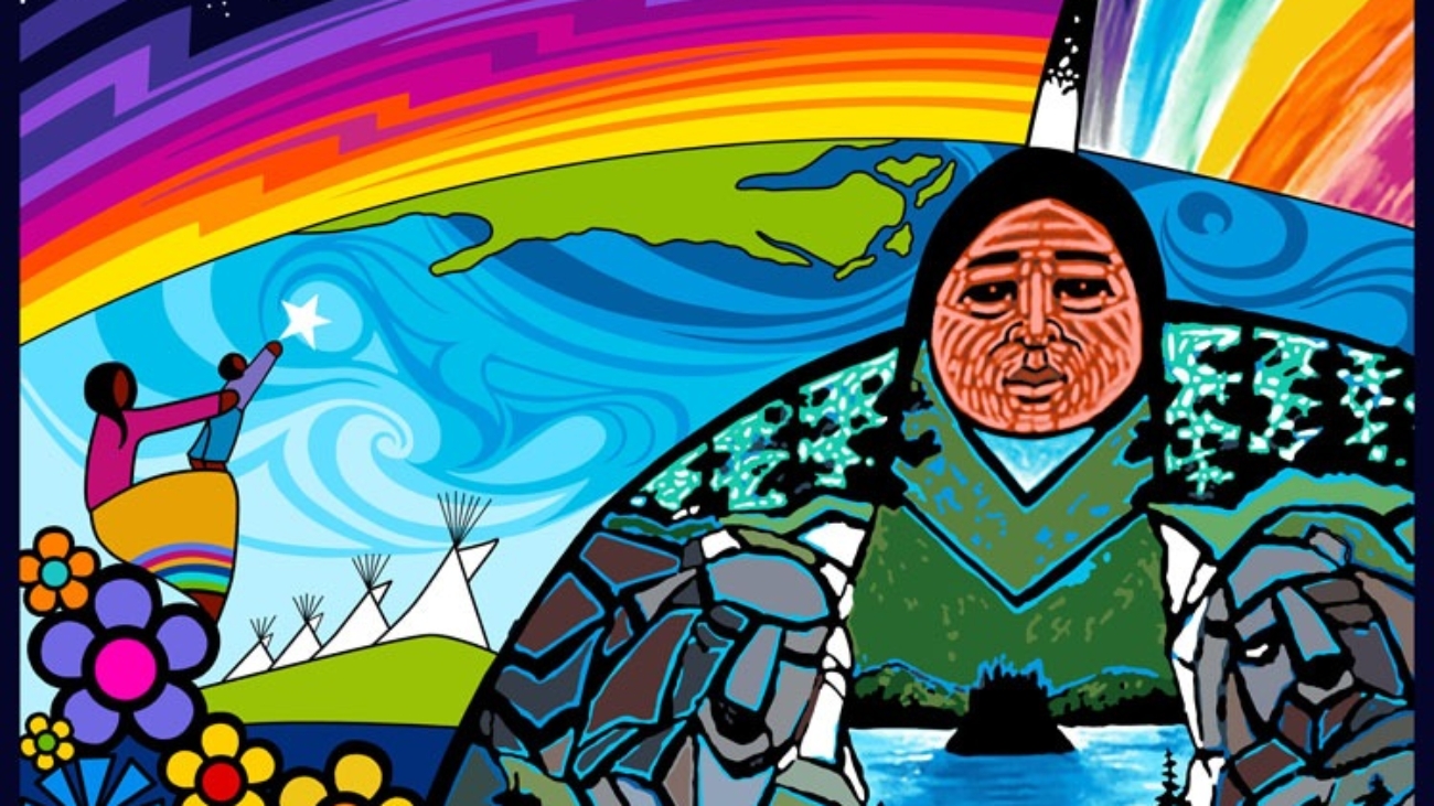 Explore the new Indigenous fabric, In Celebration of Our Mother. Discover Keevin Peeace fabric exclusively at International Textiles in Canada.