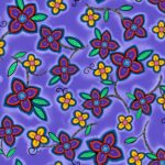 Keel Us Together LG-0006M flowers metallic designed by Loretta Gould