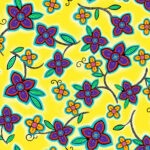 Keel Us Together LG-0006M flowers metallic designed by Loretta Gould