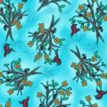 Keep Us Together Tree Metallic Allover LG-0007M designed by Loretta Gould