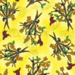 Keep Us Together Tree Metallic Allover LG-0007M designed by Loretta Gould