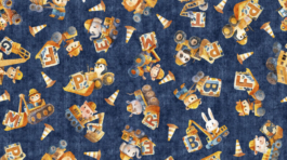 "Build It" is a cotton fabric design from QT Fabrics, available in Canada through International Textiles Ltd.