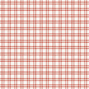 Fabric featuring birds, bees, flowers, honeycomb, and picnic plaids in soft pastel colors—ideal for garden-themed projects. 54440-5