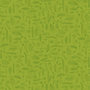 Fabric featuring wood animals like bunnies, squirrels, and chipmunks in a serene woodland setting. 54524-13