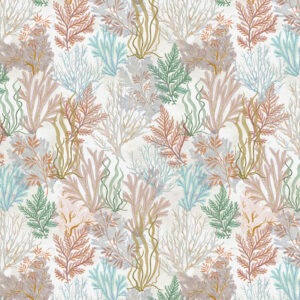 Deep Sea fabric by Windham Fabrics – ocean and sea fabric featuring whales, orcas, and coral reefs, available in limited stock at International Textiles Ltd, Canada. 55256D-2