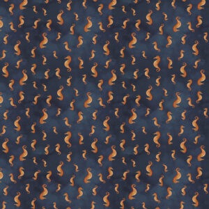 Deep Sea fabric by Windham Fabrics – ocean and sea fabric featuring whales, orcas, and coral reefs, available in limited stock at International Textiles Ltd, Canada. 55260D-1