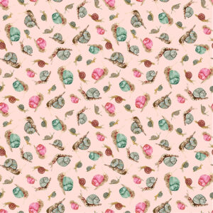 Forest Fruits fabric collection featuring illustrated wild berries, forest fruits, mushrooms, and flowers in a nature-inspired design, available at International Textiles in Canada. 54773D-8