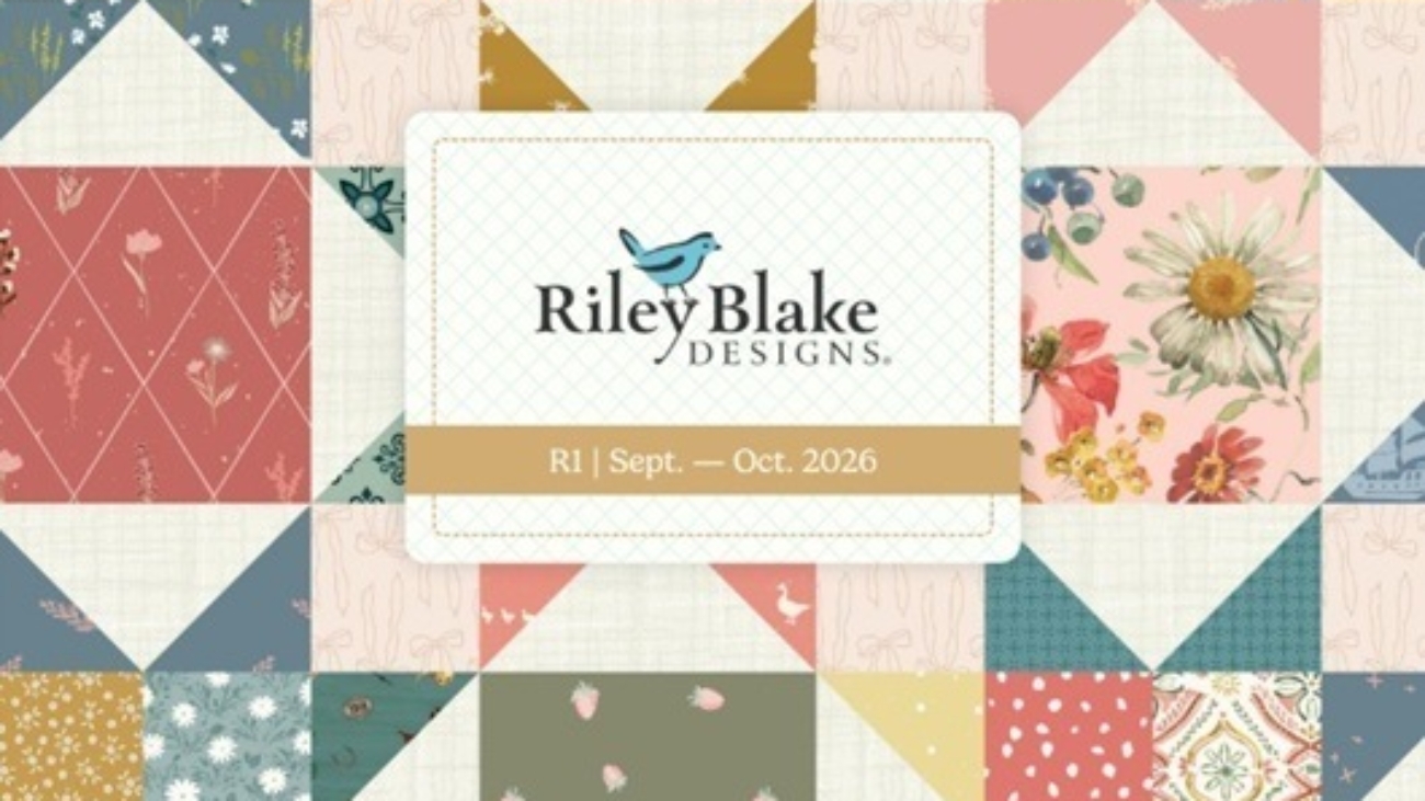 Riley Blake R1 2026 fabric catalogue, now available in Canada at International Textiles Ltd