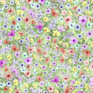 Spring Sweeties baby animal fabric panel wholesale. SSWE 6150 G